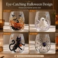 thumbnail image 5 of Halloween Drinking Glass, Pumpkin Stemless Glass with 3D Design, Clear Seasonal Drinkware for Halloween Parties and Fall Gatherings, Decorative Table Glass for Home Entertaining, 5 of 8
