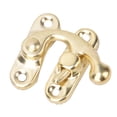 thumbnail image 4 of Hasp Hook Latch Hook Hasp Durable Iron Lock Buckle for Jewelry Boxes Bronze Yellow Silver Right Left 3.2 X 2.8cm 30 Pcs, 4 of 7