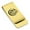Gold, variant on Stainless Steel Water Element Classic Slim Money Clip Credit Card Holder