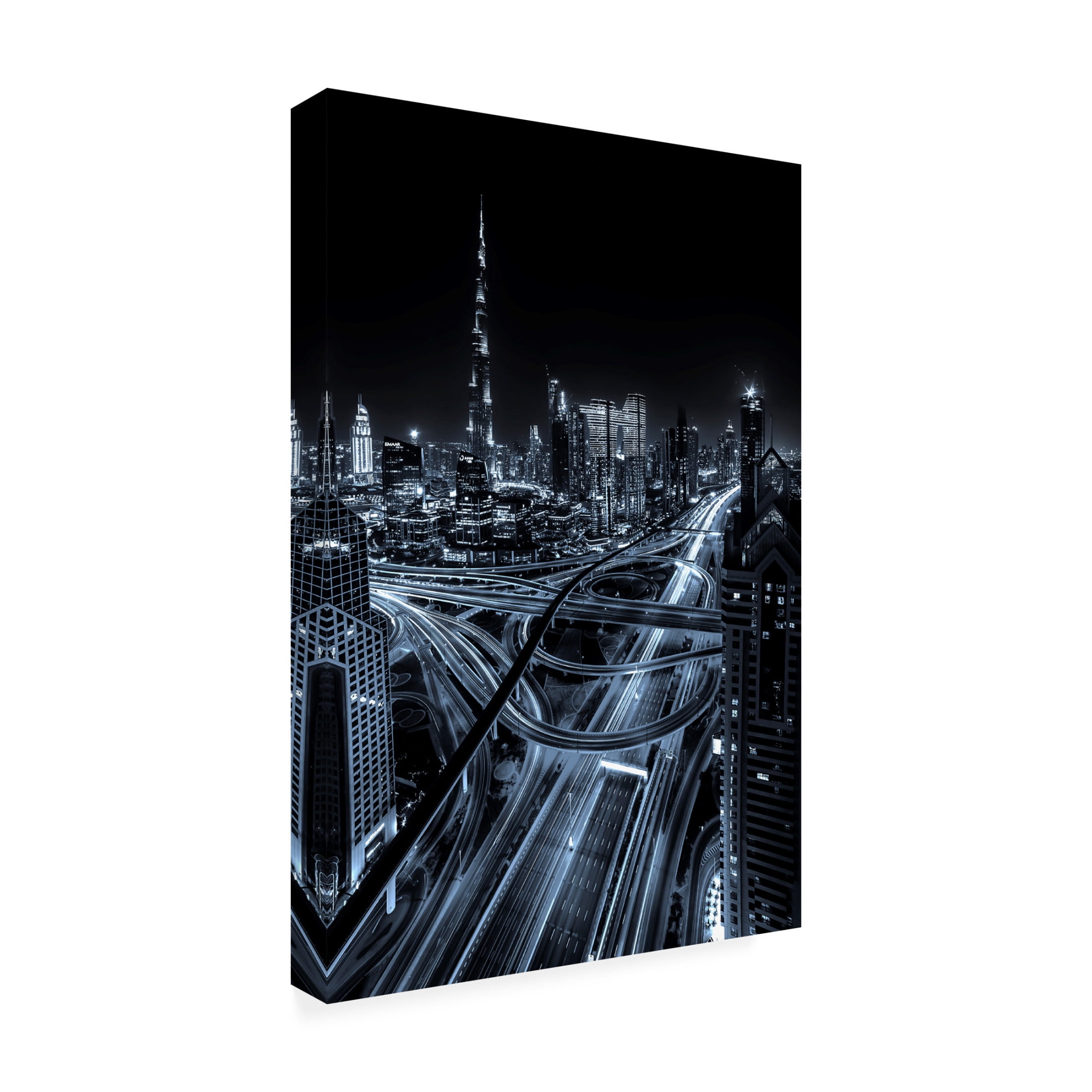 Trademark Fine Art Hasan Shaboot hub of the light Canvas Wall Art