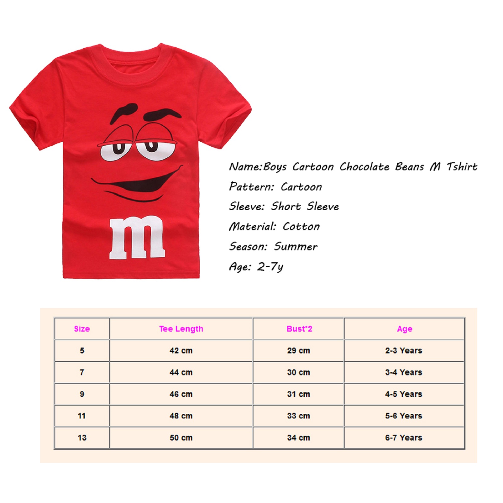 Binpure Summer Boys Cartoon Funny T-shirt Casual Graphic Tee T-shirt Tops - image 2 of 6