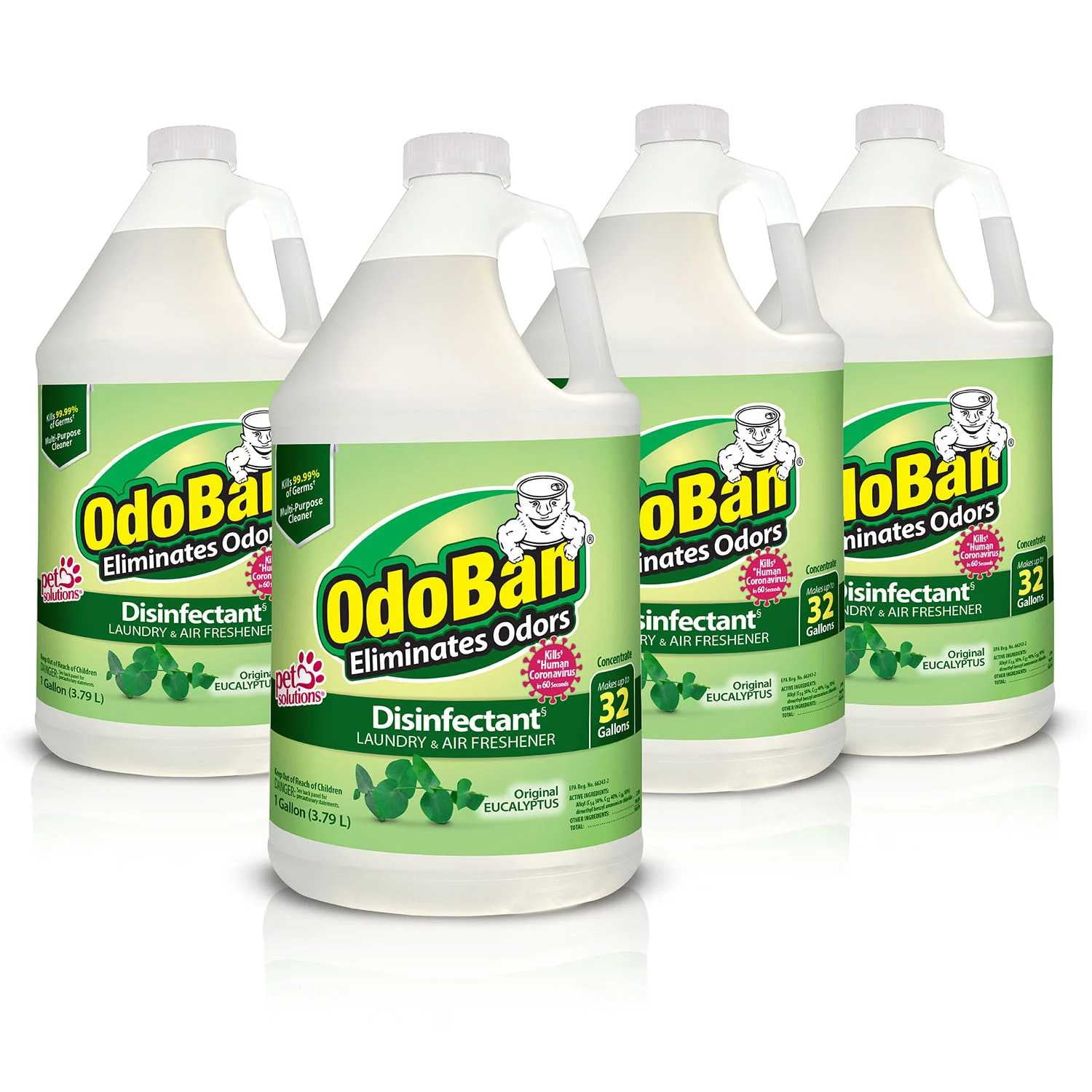 OdoBan Odor Eliminator and Disinfectant Concentrate, Eucalyptus Scent