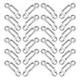 thumbnail image 1 of OULII 50Pcs Half-Open Fastener Kit for Furniture Hardware Easy to Install and Remove in Silver Color, 1 of 8