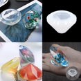 thumbnail image 2 of 6 Pack Resin Molds Large Clear DIY Silicone Molds for Resin, Soap, Wax etc, Epoxy Resin Mold Including Cube, Pyramid, Sphere, Diamond, Stone Resin Mold, Resin Casting Molds with Measuring, 2 of 7