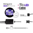 thumbnail image 4 of Manguera Navideña La Merced Decorativa Luz Led Mixta Azul/Blanco Cable Recubierto Gel 10 m, 4 of 4