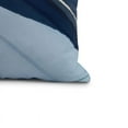 thumbnail image 2 of Simply Daisy, 20" x 20" Boat Bow Left, Geometric Print Outdoor Pillow, Blue, 2 of 2