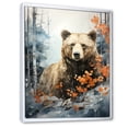 thumbnail image 2 of Designart "Surreal Grizzly Bear Fantasy World" Animals Bear Floater Framed Canvas Prints, 2 of 5