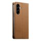 thumbnail image 4 of Funda Tipo Cartera de Cuero Sintético para Samsung Galaxy A57 Bloqueo RFID, con Ranuras para Tarjetas y Bolsillo para Efectivo, Cierre Magnético Fuerte Marrón, 4 of 6