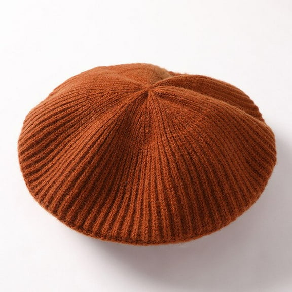 COCOpeaunt Large Size 100% Wool Beret Hat Women Solid Flat Berets Autum Winter Warm French Elegant Artist Beret Ladies Vintage Painter Cap