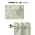 thumbnail image 6 of Sage Green Branches Bathroom Window Curtain, Vintage Art Farmhouse Light Filtering Coffee Kitchen Curtains, Bedroom Living Room Curtains 2 Panel 84"x54", 6 of 6