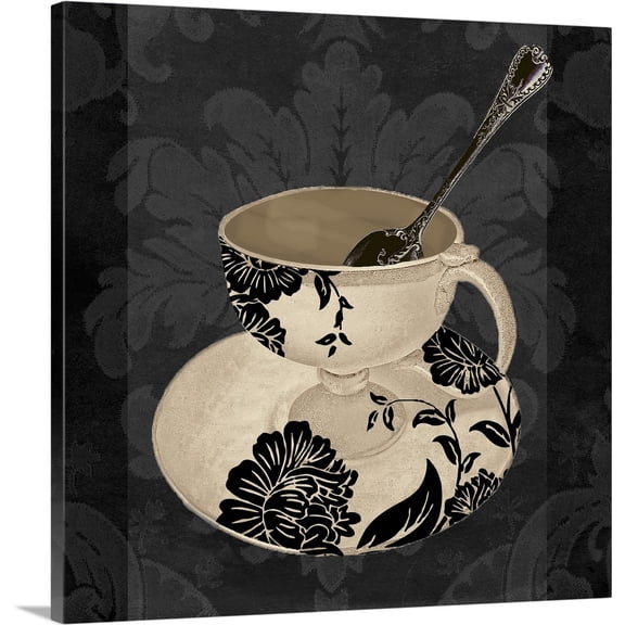 Great BIG Canvas | "Vintage Cafe II" Canvas Wall Art - 24x24