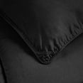 thumbnail image 5 of Chezmoi Collection Black Down Alternative Comforter Queen - 3-Piece All Seasons Lightweight Comforter Set - Microfiber Comforter Duvet Insert with Corner Tabs, 5 of 7