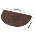 thumbnail image 5 of Fine Merino Wool Half-Moon Tpr Mat Bathroom Entryway Absorbent Rug Water-Sucking Doormat Machine Washable Stylish Doorway Flooring Accessory Rugs 100%polyester Gray JASKFLY, 5 of 8