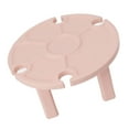 thumbnail image 1 of Portable Picnic Table Wine Glass Holder Outdoor Folding Table for Outdoor Party Convenient Plastic Folding Table, 1 of 7