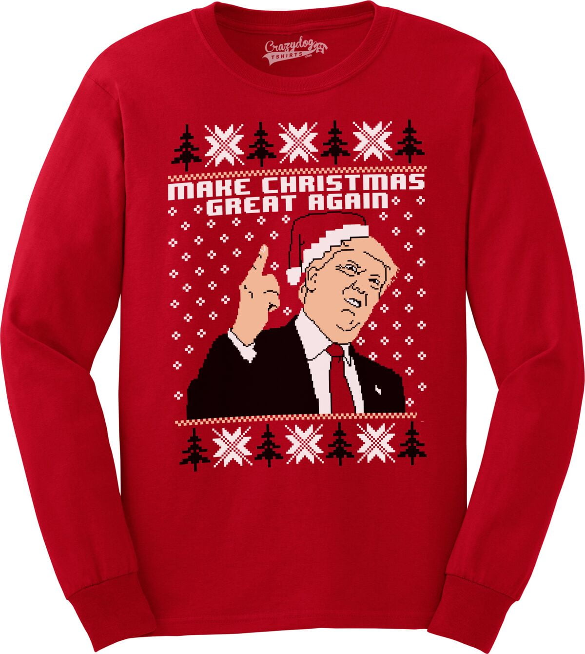 Ugly Christmas Sweater Party Joke Funny Festive Humor 2-tone Hoodie Pullover 