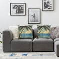 thumbnail image 2 of nygtbtfer Throw Pillow Cover, Couch Pillow Covers, Set of 2 Throw Pillow Case, Hawaiian Island Coconut Tree Sea, Decorative Throw Pillow Covers, Pillow Cover White, 2 of 7