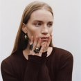 thumbnail image 4 of Vintage Beetle Insect Statement Ring for Women Men Adjustable Expandable Pest Moth Animal Halloween Wide Wrap Band Rings Comfort Fit Creative Holiday Jewelry, 4 of 12