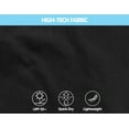 thumbnail image 4 of Little Donkey Andy Men's UPF 50+ UV Protection Shirt, Breathable Long Sleeve Fishing Hiking Shirt, Air-Holes Tech Black Heather 2XL, 4 of 7