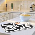 thumbnail image 5 of Iauyy Dish Drying Mat for Kitchen Counter, Super Absorbent & Hanging 16x18 / 18x24 Inch (S/M) Cow Pictures, 5 of 8
