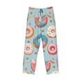 thumbnail image 4 of Xecao Colorful Donut Men's Straight Lounge Pajama Pants: The Ultimate in Comfortable Sleepwear, 4 of 9
