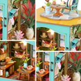 thumbnail image 5 of BESTSKY Dollhouse Miniature House Kit with Furniture and LED,DIY Wooden Dollhouse Tiny House Building Set for Adults and Teens,Creative Room Decor Gift for Family and Friends (Kitchen), 5 of 7