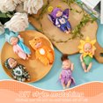 thumbnail image 2 of Keyohome 6Pcs Mini Baby Dolls,4" Newborn Dolls Gift Set,Cute Reborn Baby Dolls Toys for Kids 3+,with Animal Clothes, 2 of 11