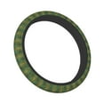 thumbnail image 4 of Faux Croc Print In Gold Bottle Green Steering Wheel Cover Crocodile Soft Car Steering Wheel Protector Auto Accessories, 4 of 4