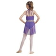 thumbnail image 2 of vastwit Kids Girls Lyrical Dance Dress Ballet Figure Skating Gymnastics Leotard Dance Clothes 2024 Purple 10, 2 of 7