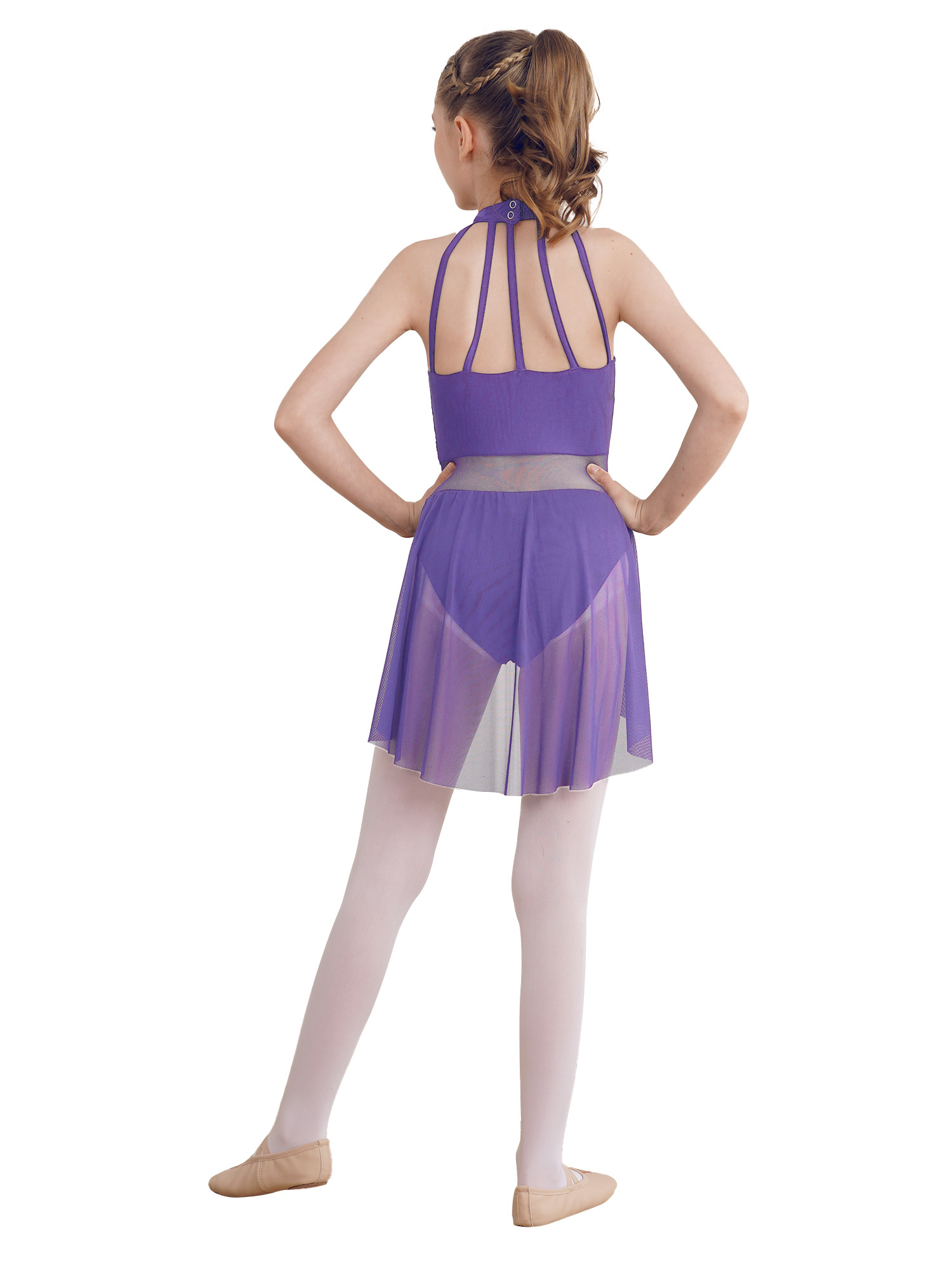Kid Girls Contemporary Modern Lyrical Dance Costume...