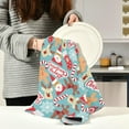thumbnail image 6 of SKYSONIC Christmas Patterns Kitchen Dish Towel Set,Drying Kitchen Towels Tea Towels Gift Set for Drying Cleaning Cooking Baking 4Pcs, 6 of 7