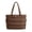 Coffee Tote Bag, variant on Puffer Tote Bag for Women, Lightweight Large Quilted Tote Bag with Compartments Shoulder Bag Handbags for Travel, Work, Gym 16.1" x 12.21" x 5.51"
