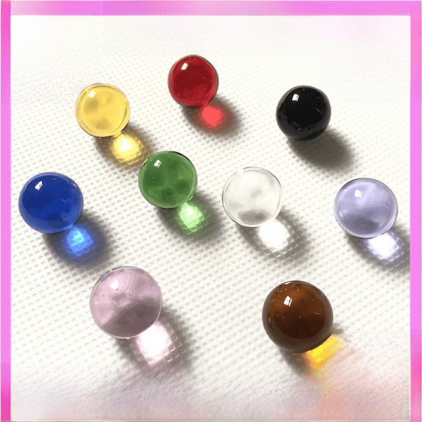 Bolas de cristal de 16 mm para decoración de peceras, accesorios de 1,6 cm
