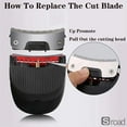 thumbnail image 4 of Cortadora De Cabello Recargable Inalámbrica Para Hombre, IPX7 Impermeable, Máquina De Corte Para Cabello, Barba Y Cuerpo Con 9 Peines Guía Y Carga USB,With box, 4 of 9