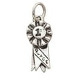 thumbnail image 1 of Sterling Silver 24" .8mm Box Chain 3D First 1st Place Ribbon Pendant Necklace, 1 of 2
