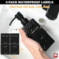thumbnail image 6 of GM GMISUN Glass Soap Dispenser, Matte Black Soap Bottle with Pump for Kitchen and Bathroom-350ml, 6 of 6