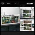 thumbnail image 6 of 1:64 Scale Diorama Car Garage Model, LED Lighting Shown Scene Display Model, Diecast Car Model Display Case, Parking Lot Showcase, Showroom Scene Building Model Toy Gifts, 6 of 6