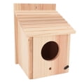 thumbnail image 1 of Casa Para Pájaros De Madera, Atractivo Refugio De Madera Para Pájaros Al Aire Libre, Pensativo Con Tornillos Para Jardín, 1 of 7