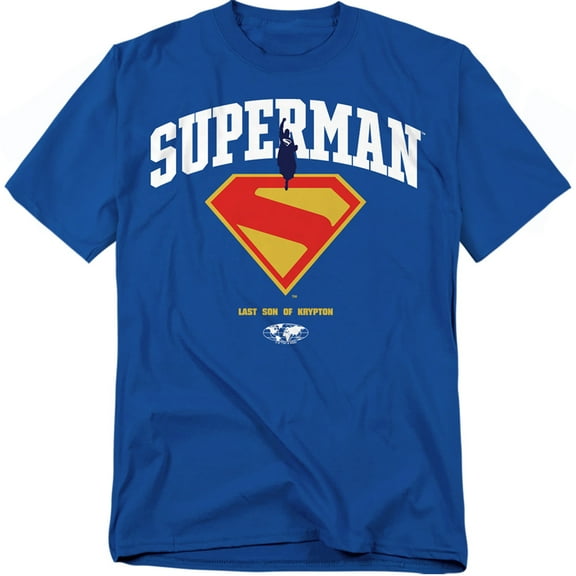 Superman 2025 College Logo Graphic Tee For Men & Women