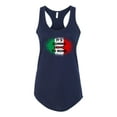 thumbnail image 2 of Wild Bobby, Italian Soccer Its Coming to Rome, Sports, Women Racerback Tank Top, Navy, Medium, 2 of 4