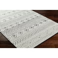 thumbnail image 3 of BoutiqueRugs Asuka Contemporary Area Rug - Ivory, Black - 18" x 18" Sample, 3 of 6