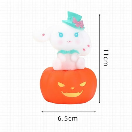 

Sanrio Kuromi Cinnamoroll Pumpkin Night Light Kawaii My Melody Pompompurin Halloween Christmas Toy Decor Party Night lamp Gifts