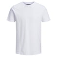 thumbnail image 2 of Jack & Jones Camiseta de Hombre, paquete de 5 - JJEORGANIC BASIC TEE O-NECK, manga corta, algodón orgánico Negro/Blanco L (Large), 2 of 6