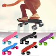 thumbnail image 4 of Patineta profesional de 22 pulgadas con 4 ruedas, fácil de girar, suave para mover, patineta profesional para niños, adolescentes y adultos, color morado, 4 of 5