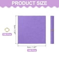 thumbnail image 2 of Uxcell Mini Vintage Message Paper Scrolls, 100Pcs Valentine Message Paper Lucky Wish Paper Roll for Party Birthday, Dark Purple, 2 of 6