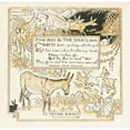 thumbnail image 3 of Walter Crane 20x20 Black Modern Framed Museum Art Print Titled - The Ass and the Sick Lion (1908), 3 of 5