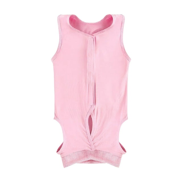 Veste pour Chien Imperméable avec Harnais Vêtements pour Chien Taille Moyenne Chandails pour Chiennes et Chats Rose Costume de Récupération pour Homme Femme Chien Léchage Abdominal Ou Peau Pyjama de Récupération pour Animaux