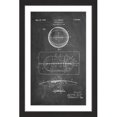 thumbnail image 2 of "Basketball 1925 Chalk" Framed Painting Art Print, 12" x 1.5", 2 of 4