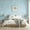 Light Blue, variant on Self Adhesive Wallpaper Roll 3D Textured Waterproof Embossed Polyester Wall Panels for Living Room Bedroom Nursery Renovation and Renters