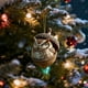 thumbnail image 3 of Artesanías Decorativas Adorno navideño de animales del bosque para árbol de Navidad, colgante acrílico de 8 cm para decoración festiva (1 unidad) Rkxzt, 3 of 9