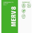 thumbnail image 5 of Filtro de aire Aerostar MERV 8 14x14x1 - 6 unidades para HVAC, 5 of 5